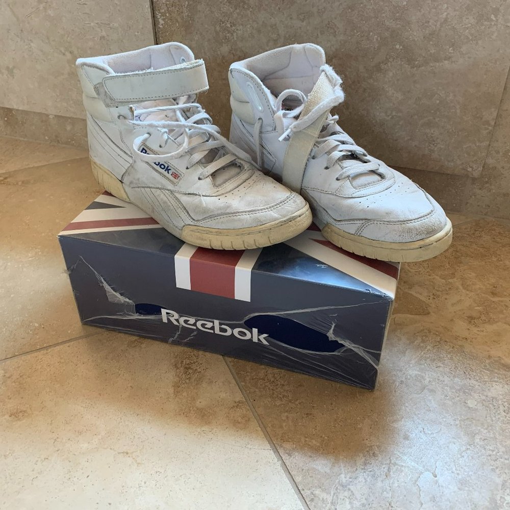 Reebok EX-O-FIT HI White Sneakers - Classic